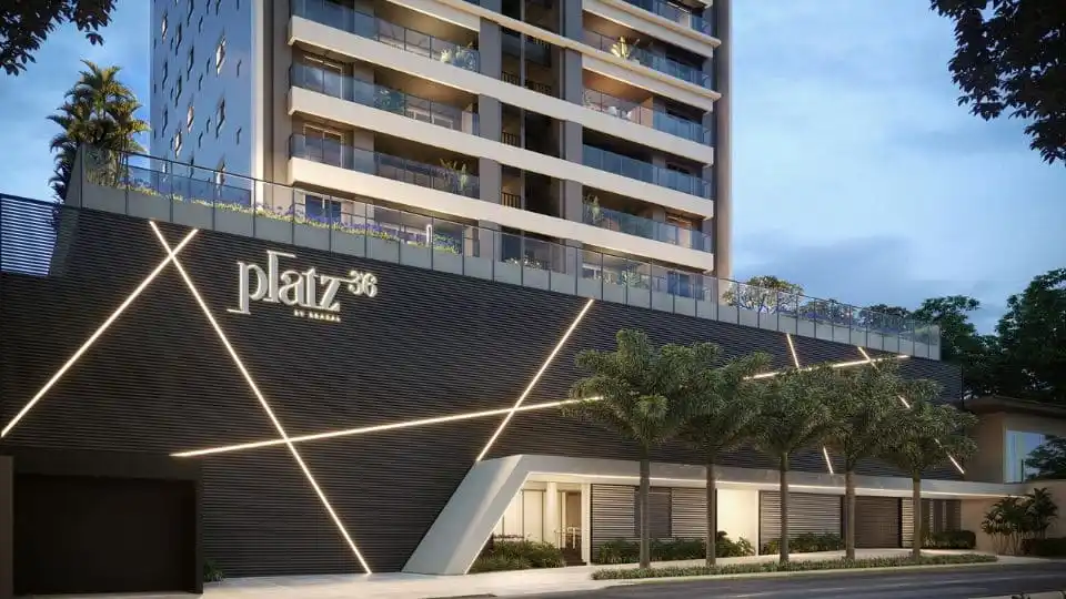 Apartamento 3 Suítes no Setor Bueno em Goiânia com Elevador Privativo e Lazer Completo, 171,77m² privativo – Platz 36 By Brasal – Ágio R$430.000,00